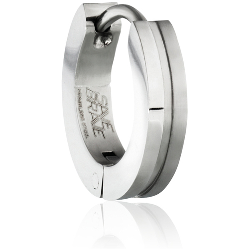 Uhren & Schmuck Herren Ohrringe Save Brave SBE-INDIA-1 Silbern