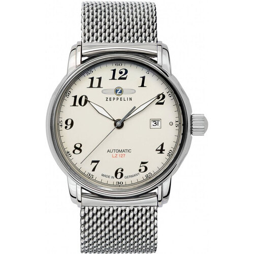 Uhren & Schmuck Herren Armbandühre Zeppelin 7656M5 Silbern