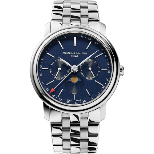 Uhren & Schmuck Herren Armbanduhren Frederique Constant FC-270N4P6B Silbern