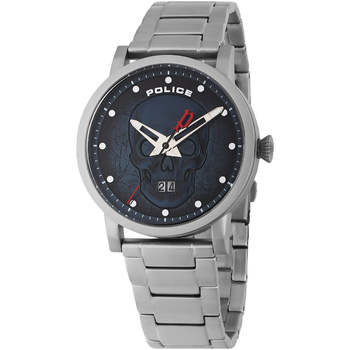Uhren & Schmuck Herren Armbandühre Police PL15404JS.03MA Silbern
