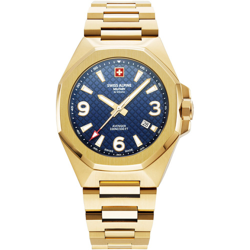 Uhren & Schmuck Herren Armbandühre Swiss Alpine Military 7005.1115 Gold