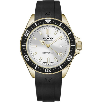 Uhren & Schmuck Herren Armbandühre Edox 80120-37JCA-AID Gold