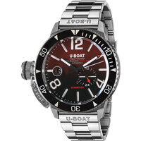 Uhren & Schmuck Herren Armbanduhren U-Boat 9521/MT Silbern