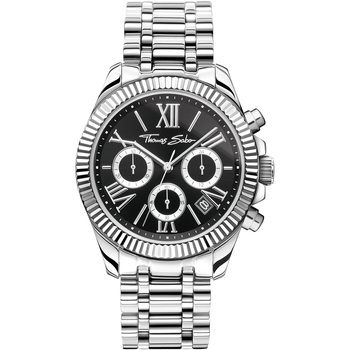 Uhren & Schmuck Armbanduhren Thomas Sabo WA0396-201-201 Silbern