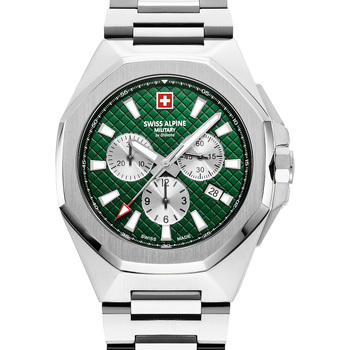 Uhren & Schmuck Herren Armbanduhren Swiss Alpine Military 7005.9134 Silbern