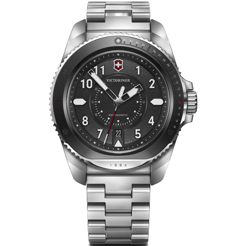 Uhren & Schmuck Herren Armbandühre Victorinox 242009 Silbern