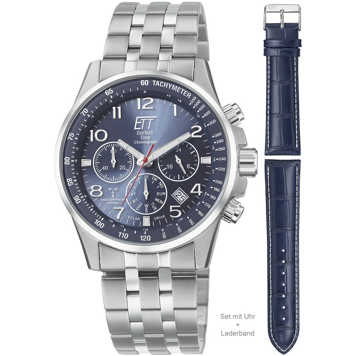 Uhren & Schmuck Herren Armbandühre Ett Eco Tech Time EGS-11613-32MS Silbern