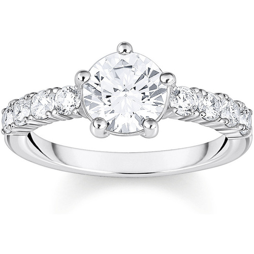 Uhren & Schmuck Damen Ring Thomas Sabo TR2440-051-14-56 Silbern