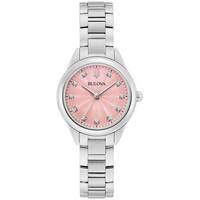 Uhren & Schmuck Damen Armbanduhren Bulova 96P249 Silbern