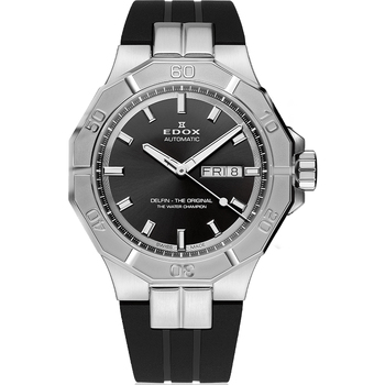 Uhren & Schmuck Herren Armbandühre Edox 88008-3CA-NIN Silbern
