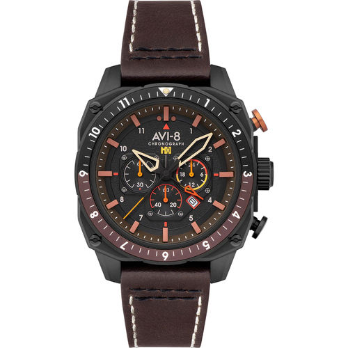 Uhren & Schmuck Herren Armbandühre Avi-8 AV-4100-08 Schwarz