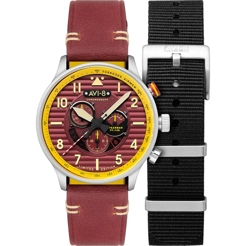 Uhren & Schmuck Herren Armbandühre Avi-8 AV-4109-02 Silbern