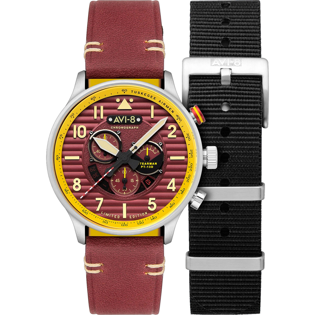 Uhren & Schmuck Herren Armbandühre Avi-8 AV-4109-02 Silbern