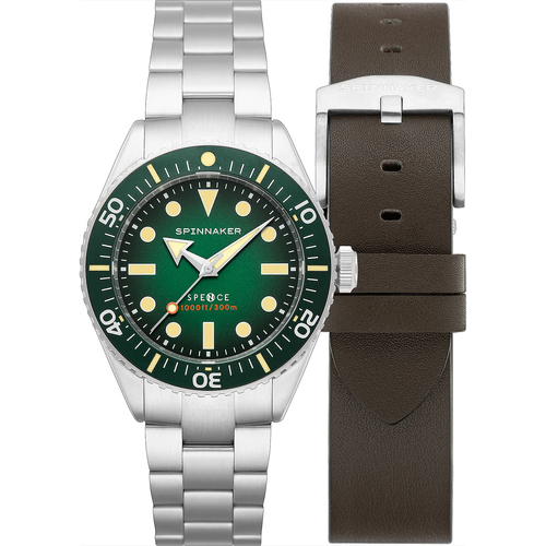 Uhren & Schmuck Herren Armbanduhren Spinnaker SP-5097-44 Silbern