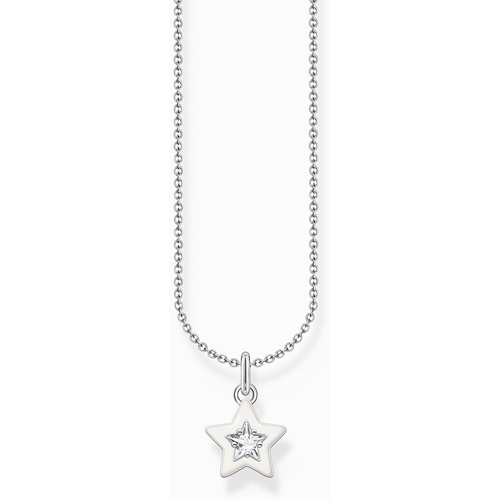 Uhren & Schmuck Damen Collier Thomas Sabo KE2235-041-14-L45V Silbern