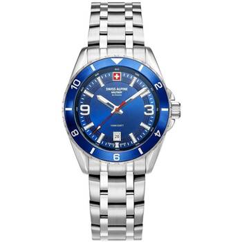 Uhren & Schmuck Herren Armbandühre Swiss Alpine Military 7034.1135 Silbern