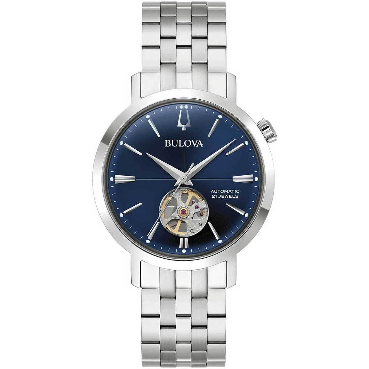 Uhren & Schmuck Herren Armbanduhren Bulova 96A320 Silbern