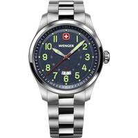 Uhren & Schmuck Herren Armbanduhren Wenger 01.0541.123 Silbern