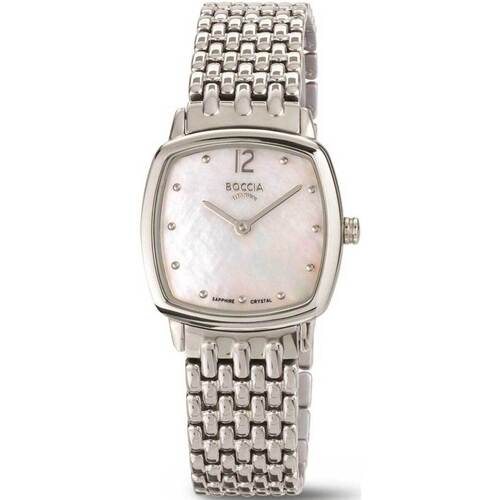 Uhren & Schmuck Damen Armbanduhren Boccia 3353-01 Silbern