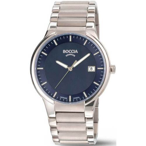 Uhren & Schmuck Herren Armbandühre Boccia 3629-03 Silbern