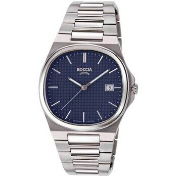 Uhren & Schmuck Herren Armbandühre Boccia 3657-02 Silbern