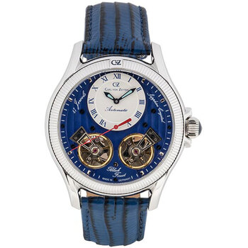 Uhren & Schmuck Herren Armbandühre Carl Von Zeyten CVZ0084SBLS Silbern