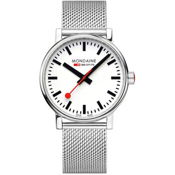 Uhren & Schmuck Herren Armbanduhren Mondaine MSE.40110.SM Silbern