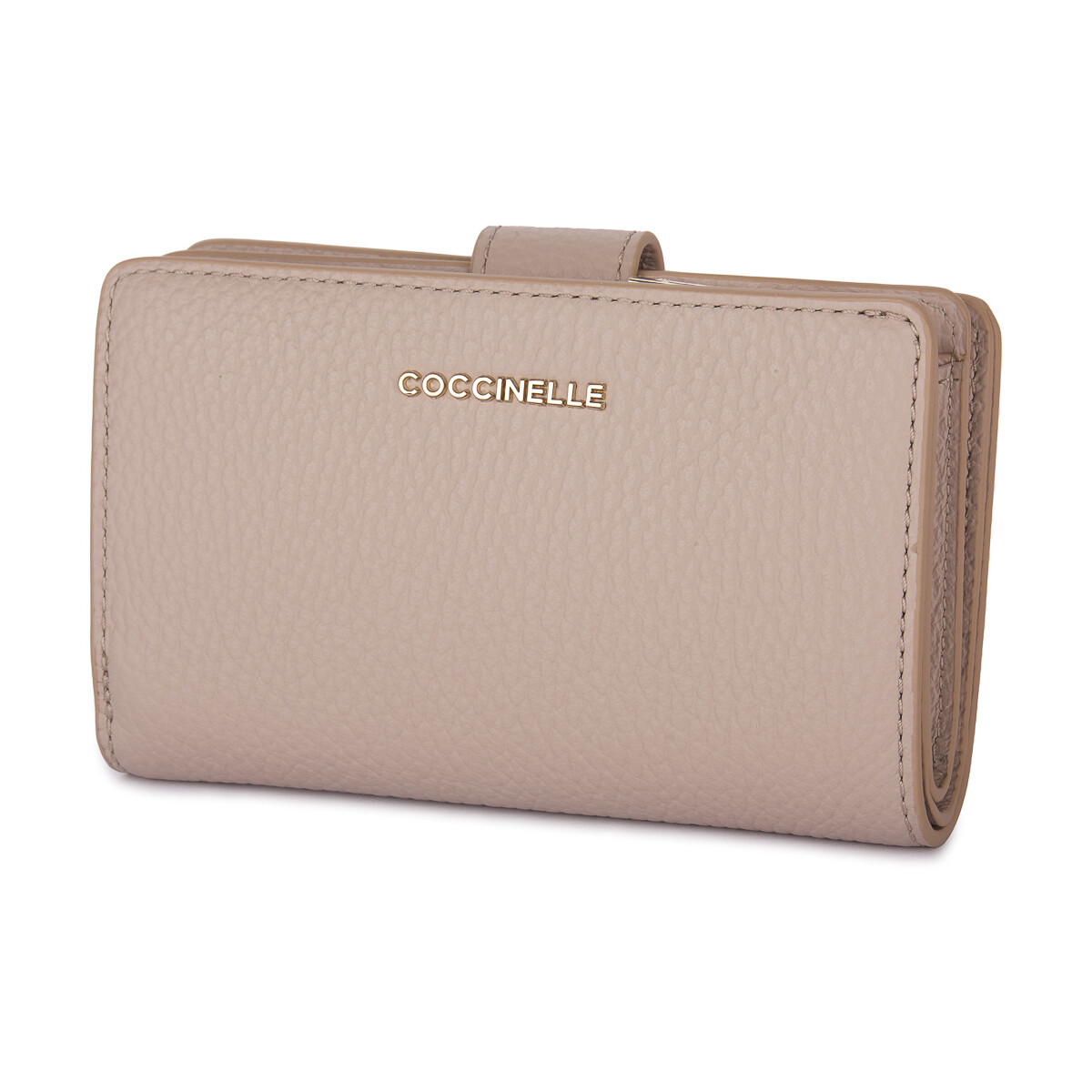 Taschen Damen Portemonnaie Coccinelle N12 SOFT METAL Rosa