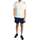Kleidung Herren Shorts / Bermudas Emporio Armani EA7 Sweatshorts mit Linien-Logo Blau