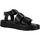 Schuhe Damen Sandalen / Sandaletten Wonders AT3403 Schwarz