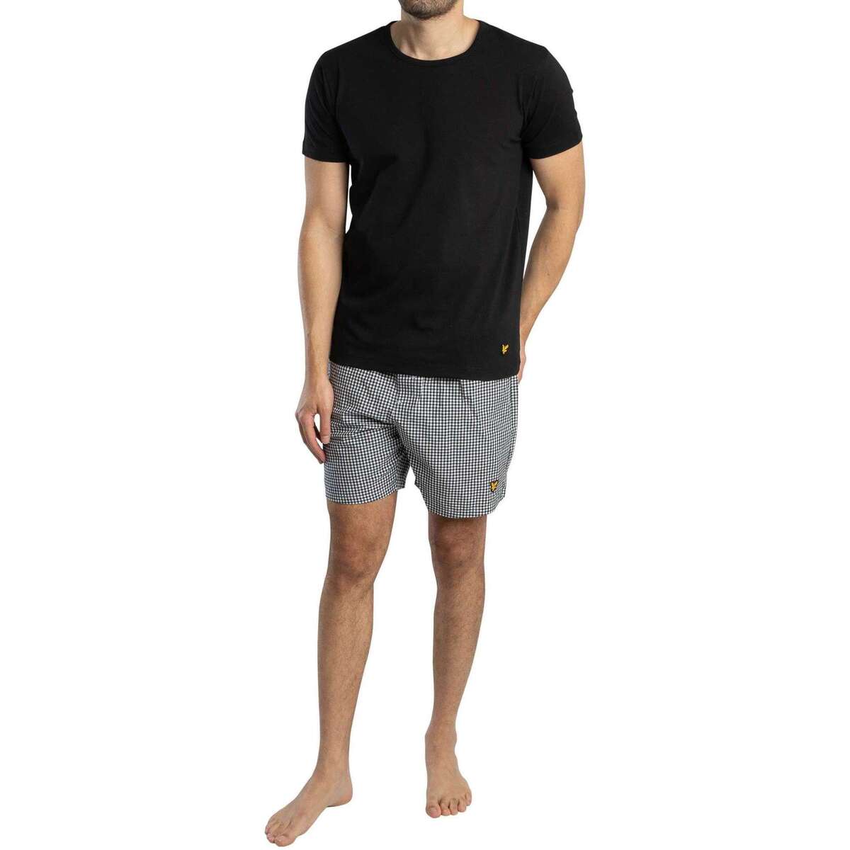 Kleidung Herren Pyjamas/ Nachthemden Lyle & Scott Kyle Kurzes Pyjama-Set Multicolor