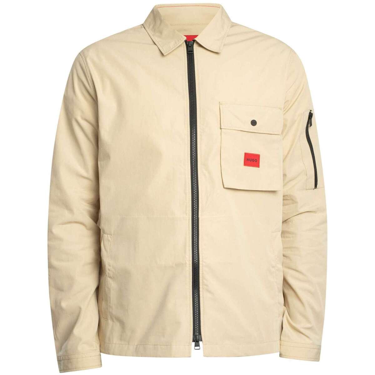 Kleidung Herren Trainingsjacken BOSS Leichte Emmond-Jacke Beige