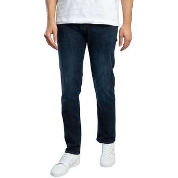 Replay Herren Jeans GROVER Straight Fit - Slim Leg - Blau - Dark Blue Denim günstig online kaufen