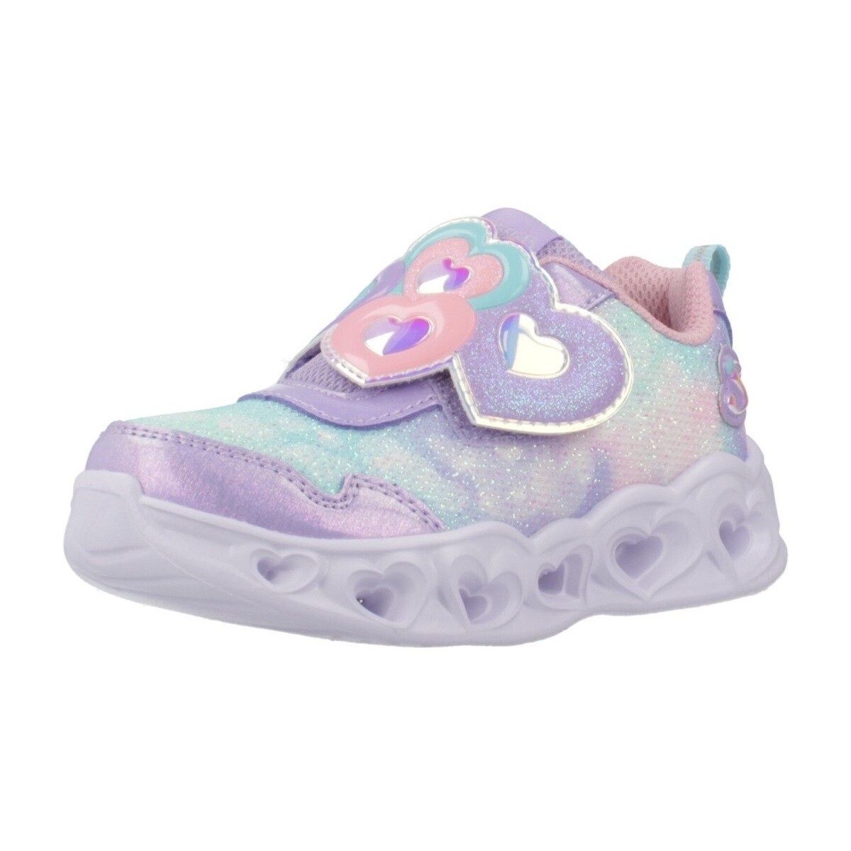 Schuhe Mädchen Sneaker Skechers HEART LIGHTS - LOVIN Violett