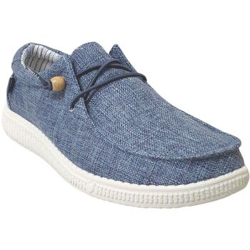 Schuhe Herren Slipper Pitas Wallabi linen Blau