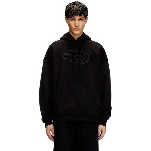 Kleidung Herren Sweatshirts Diesel A3791 0JYYJ S-UMMER-BIGOVAL-9XX BLACK Schwarz