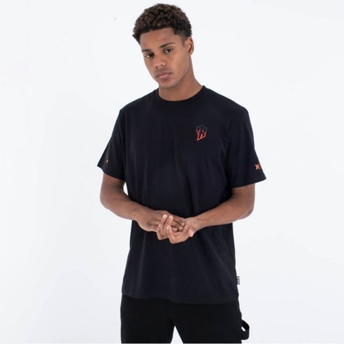 Hurley M HAWAII SUNSET TEE Schwarz