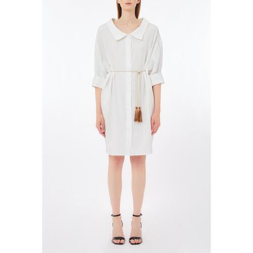 Kleidung Damen Kurze Kleider Liu Jo WA5397T6049 M9465 Weiss