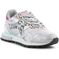 Schuhe Damen Sneaker Low D.Franklin Vibla Zig Patch DFSH378006-SILV Silver Silbern