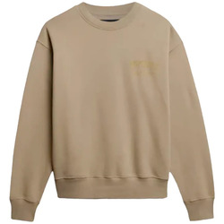 Kleidung Damen Sweatshirts Superdry Varsity Loose Beige