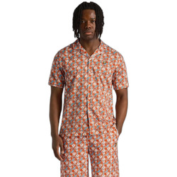Kleidung Herren Langärmelige Hemden Lyle & Scott Chemise à imprimé  Floral Resort Orange