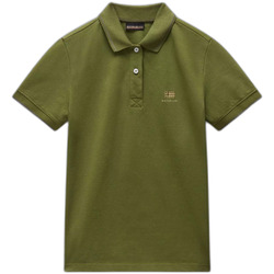 Kleidung Damen Polohemden Napapijri Polo femme  Nina Grün