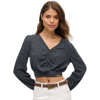 Superdry  Blusen Blouse noué sur le devant femme  Vintage günstig online kaufen