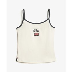 Kleidung Damen Tops Superdry Débardeur femme  Athletic Essential Weiss