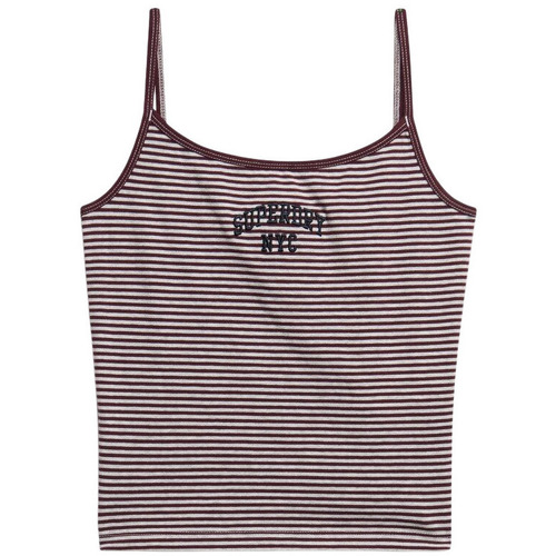 Kleidung Damen Tops Superdry Débardeur femme  Athletic Essential Rot