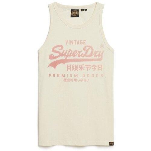 Kleidung Herren Tops Superdry Débardeur  Vintage Heritage Classic Beige