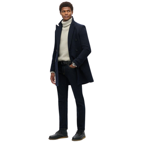 Kleidung Herren Mäntel Superdry Manteau de ville  The Merchant Store Blau