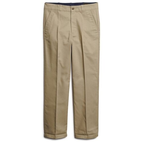Kleidung Herren Hosen Superdry Pantalon chino droit Braun