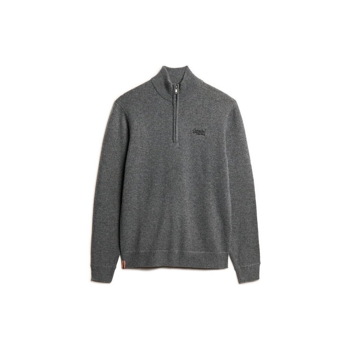 Kleidung Herren Pullover Superdry Pull col camionneur en maille  Essential Grau