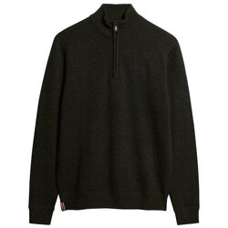 Kleidung Herren Pullover Superdry Pull col camionneur en maille  Essential Grün